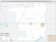 Jefferson DavisParish (County), LA Wall Map Premium Style 2023
